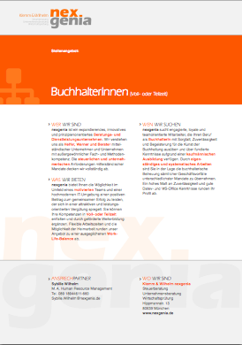 BuchhalterInnen(Voll- oder Teilzeit)